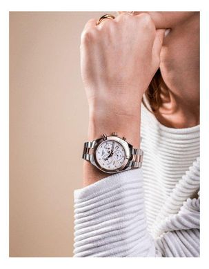 Часы наручные женские с бриллиантами TISSOT PR 100 SPORT CHIC CHRONOGRAPH T101.917.22.116.00