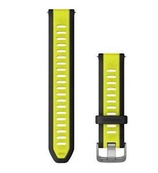 Ремінець Garmin 20 мм яскраво-жовтий/чорний для годинників Forerunnere, Venu та інших