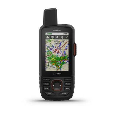 Туристичний GPS-навігатор Garmin GPSMAP 66i ультраміцний з картами TopoActive - України та Європи