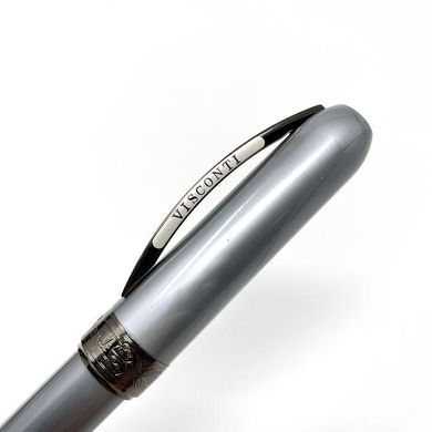 Ручка пір'яна Visconti 48209DA10BKF Rembrandt Grey Steel FP