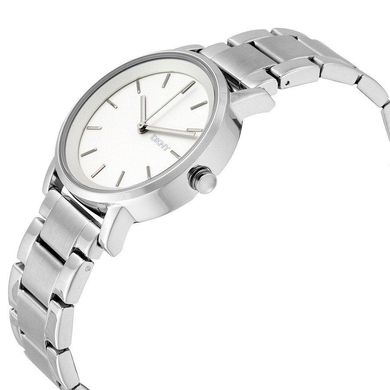 Часы наручные женские DKNY NY2342 кварцевые, на браслете, серебристые, США