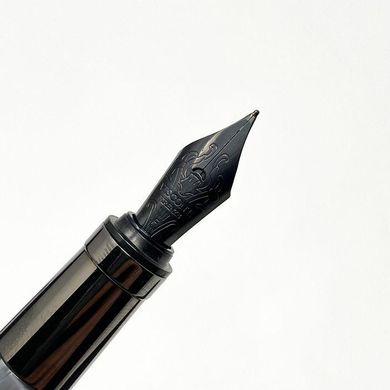 Ручка пір'яна Visconti 48209DA10BKF Rembrandt Grey Steel FP