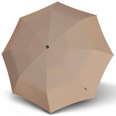 Зонт складной унисекс Knirps T.100 Small Duomatic Taupe UV Protection Kn9531001600