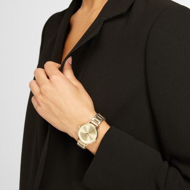 Часы наручные женские DKNY NY2636 кварцевые на браслете, цвет желтого золота, США