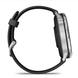 Смарт-часы Garmin D2 Air X15 серебристые с черным силиконовым ремешком