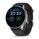 Смарт-часы Garmin D2 Air X15 серебристые с черным силиконовым ремешком