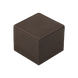 Футляр для ювелірних прикрас преміум квадрат коричневий 1