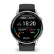 Смарт-часы Garmin D2 Air X15 серебристые с черным силиконовым ремешком