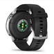 Смарт-часы Garmin D2 Air X15 серебристые с черным силиконовым ремешком