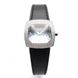 Часы наручные женские Korloff TKLP7VN кварцевые, с бриллиантами, серый перламутр, черный кожаный ремешок 1