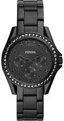 Годинники наручні жіночі FOSSIL ES4519 кварцові, на браслеті, чорні, США