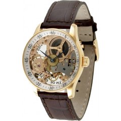 Часы наручные мужские Zeno-Watch Basel P558S-Pgg XLarge, Retro Skeleton