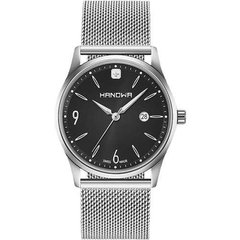 Часы наручные мужские Hanowa 16-3066.7.04.007 кварцевые, "миланский" браслет, Швейцария
