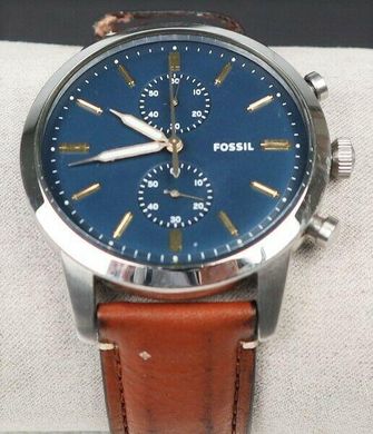 Часы наручные мужские FOSSIL FS5279 кварцевые, ремешок из кожи, США