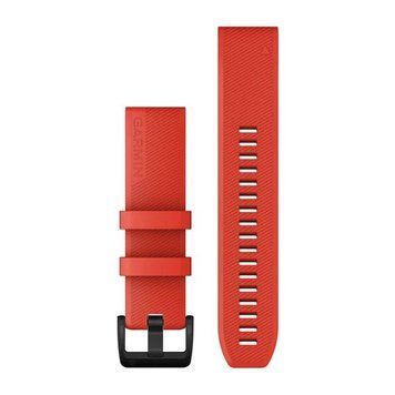 Ремешок Garmin QuickFit 22 для часов Fenix 6/7, Epix (gen 2), Instinct, MARQ, Forerunner 955/965 и других, красный