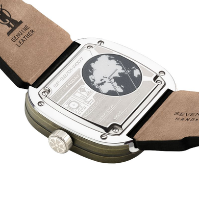 Часы наручные мужские SEVENFRIDAY SF-S2/01 с автоподзаводом, Швейцария (дизайн в стиле машинного клапана)