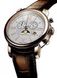 Часы-хронограф наручные мужские Aerowatch 84936 RO02 кварцевые с позолотой PVD и кожаным коричневым ремешком 2