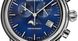 Часы-хронограф наручные мужские Aerowatch 84934 AA05 кварцевые, с датой и фазой Луны, синий кожаный ремешок 2