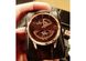 Часы наручные мужские Claude Bernard 85017 357R BRIR, автоматика с открытым балансом, коричневый ремешок 3