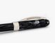 Ручка пір'яна Visconti 48208DA10BKF Rembrandt Black Steel FP 5