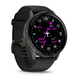 Смарт-часы Garmin D2 Air X15 сланцевые с черным силиконовым ремешком
