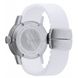Швейцарские часы наручные мужские FORTIS 623.10.37 Si.02 на белом каучуковом ремешке, механика/автоподзавод 3