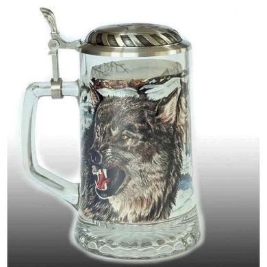93340 Artina Beer Stein Wolf