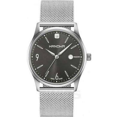 Часы наручные мужские Hanowa 16-3066.7.04.009 кварцевые, "миланский" браслет, Швейцария