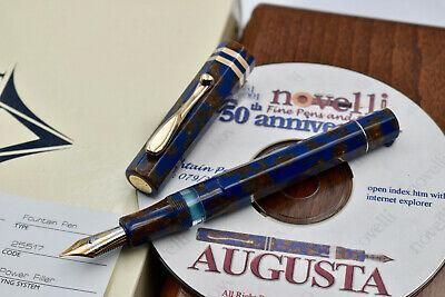 Ручка перьевая Visconti 25517A20M Augusta ST blu M l.e.