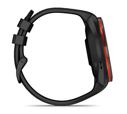 Смарт-годинник Garmin Approach S70 (47 мм) з чорним керамічним безелем та чорним ремінцем