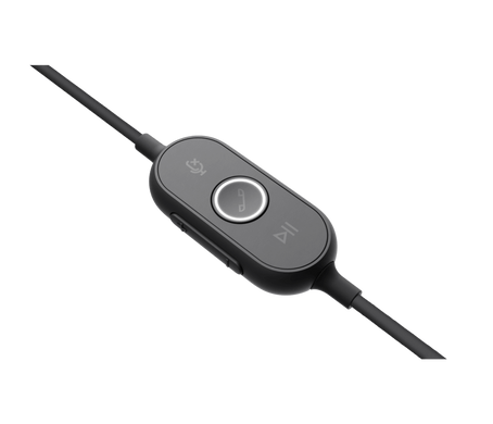 Комплект из гарнитуры и веб-камеры Logitech Wired Personal Video Collaboration Teams Kit - GRAPHITE - USB