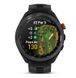 Смарт-годинник Garmin Approach S70 (47 мм) з чорним керамічним безелем та чорним ремінцем