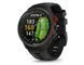 Смарт-годинник Garmin Approach S70 (47 мм) з чорним керамічним безелем та чорним ремінцем