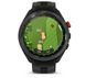 Смарт-годинник Garmin Approach S70 (47 мм) з чорним керамічним безелем та чорним ремінцем