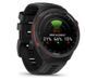 Смарт-годинник Garmin Approach S70 (47 мм) з чорним керамічним безелем та чорним ремінцем