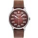 Часы наручные мужские Swiss Military-Hanowa 06-4326.04.005 кварцевые, коричневый ремешок из кожи, Швейцария 1