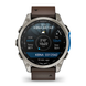 Смарт-часы Garmin D2 Mach 2 (47 мм) титановые с коричневым кожаным ремешком Oxford