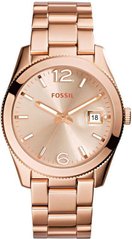 Часы наручные женские FOSSIL ES3587 кварцевые, на браслете, цвет розового золота, США, УЦЕНКА