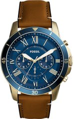 Часы наручные мужские FOSSIL FS5268 кварцевые, ремешок из кожи, США