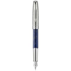 Ручка перьевая Parker SONNET 17 SE Atlas Blue Silver PT 88 311