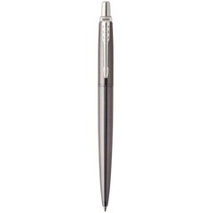 Ручка кулькова Parker JOTTER 17 Premium Oxford Grey Pinstripe CT BP 17 332 з нержавіючої сталі з смужками