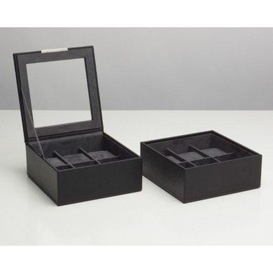 319603 Stackable Watch Tray Set 2 x 6 pcs WOLF Blk