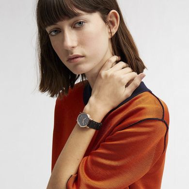 Часы наручные женские DKNY NY2605 кварцевые, кожаный ремешок с логотипом, США