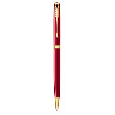 Кулькова ручка Parker Sonnet Slim Laque Ruby Red GT BP 85 931R