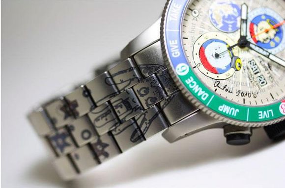 Швейцарские часы наручные мужские FORTIS 659.27.92 MD на титановом браслете, механический хронограф