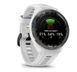 Смарт-часы Garmin Approach S70 (42 мм) с черным керамическим безелем и белым ремешком
