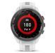 Смарт-часы Garmin Approach S70 (42 мм) с черным керамическим безелем и белым ремешком