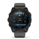Смарт-годинник Garmin D2 Mach 2 (51 мм) титановий Carbon Gray DLC із вентильованим титановим браслетом