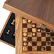 SW4234H Manopoulos Olive Burl Chessboard 34cm with wooden Staunton Chessmen in Luxury Wooden Box 4