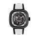Часы наручные унисекс "Белый углерод" SEVENFRIDAY SF-P3C/07 с автоподзаводом, Швейцария 1